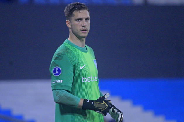 RECORD DATE NOT STATED 15th April 2026; Presidente Peron Stadium, Buenos Aires, Argentina; Copa Sudamericana Football Racing versus Botafogo; Goalkeeper Facundo Cambeses of Racing PoolxPelaezxBurga DiaEsportivo