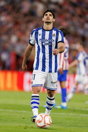 Goncalo Guedes seen during Copa del Rey 2026 final game between teams of Atletico de Madrid and Real Sociedad (Maciej Rogowski Ball Raw Images) Sevilla Estadio La Cartuja Spain Copyright: xMaciejxRogowskix maciejrogowski_atletico_sociedad_2526_ROG0815