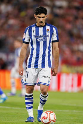 Goncalo Guedes seen during Copa del Rey 2026 final game between teams of Atletico de Madrid and Real Sociedad (Maciej Rogowski Ball Raw Images) Sevilla Estadio La Cartuja Spain Copyright: xMaciejxRogowskix maciejrogowski_atletico_sociedad_2526_ROG0833
