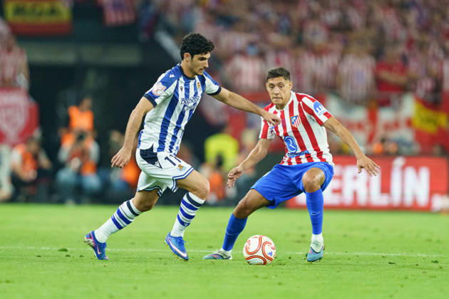 Goncalo Guedes seen during Copa del Rey 2026 final game between teams of Atletico de Madrid and Real Sociedad (Mickael Ducint Ball Raw Images) Sevilla Estadio La Cartuja Spain Copyright: xMickaelxDucintx mickaelducint_atletico_sociedad_2526_DSC6944