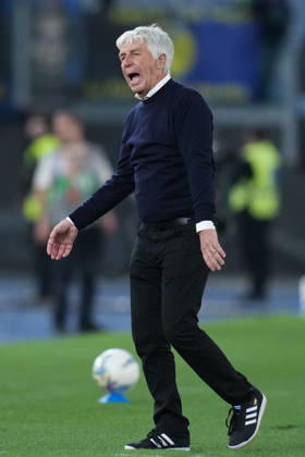 Roma™s head coach Gian Piero Gasperini during the Serie A EniLive soccer match between Roma and Atalanta at the Rome s Olympic stadium, Italy - Saturday April 18, 2026 - Soccer ( Photo by Alfredo Falcone LaPresse ) Copyright: xAlfredoxFalcone LaPressex