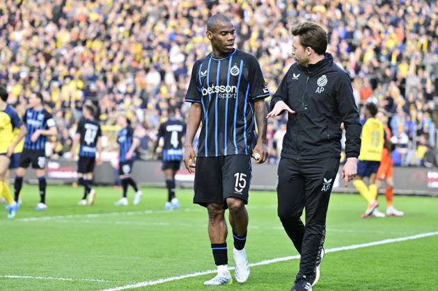 Royale Union Saint-Gilloise v Club Brugge - Jupiler Pro League Champions Play-Off BRUSSELS, BELGIUM - APRIL 19 : Onyedika Nwadike Raphael midfielder of Club Brugge during the Jupiler Pro League Champions Play-Off match between Royale Union Saint-Gilloise and Club Brugge on April 19, 2026 in Brussels, Belgium, 19 04 2026 Brussels Belgium  Copyright: xJanxDexMeuleneirx