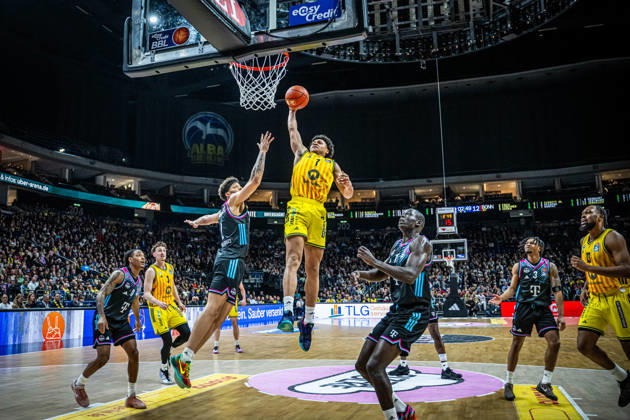Basketball Berlin 20.04.2026 Saison 2025 2026 EasyCredit BBL 1. Bundesliga Männer, Herren Alba Berlin - Telekom Baskets Bonn Jack Kayil (Alba Berlin, No.07)