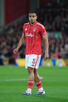 Nottingham Forest v FC Porto - UEFA Europa League Quarter Final Murillo Santiago Costa dos Santos, known as Murillo of Nottingham Forest seen during the UEFA Europa league quarter final football match between Nottingham Forest and FC Porto. Final score : Nottingham Forest 1 : 0 FC Porto Nottingham United Kingdom Copyright: xPaulxBonserx xSOPAxImagesx 000061