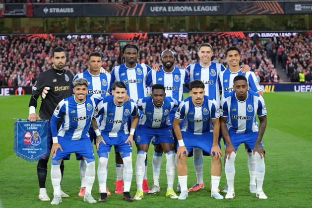Nottingham Forest v FC Porto - UEFA Europa League Quarter Final FC Porto team during the UEFA Europa league quarter final football match between Nottingham Forest and FC Porto. Final score : Nottingham Forest 1 : 0 FC Porto Nottingham United Kingdom Copyright: xPaulxBonserx xSOPAxImagesx 000194