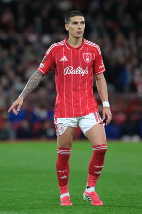 Nottingham Forest v FC Porto - UEFA Europa League Quarter Final Nicolas Dominguez of Nottingham Forest seen during the UEFA Europa league quarter final football match between Nottingham Forest and FC Porto. Final score : Nottingham Forest 1 : 0 FC Porto Nottingham United Kingdom Copyright: xPaulxBonserx xSOPAxImagesx 000209