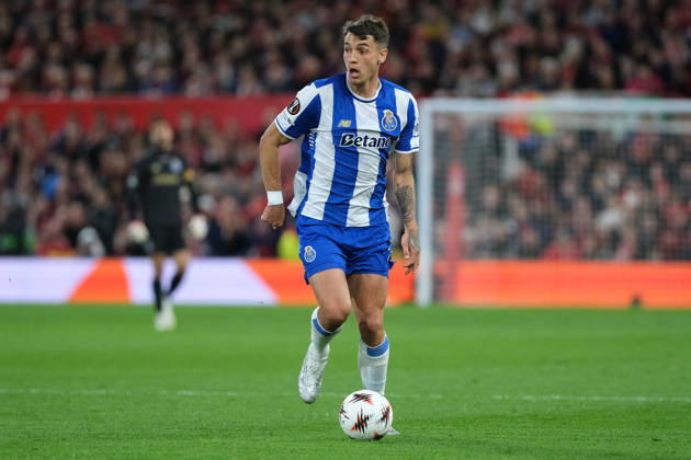Nottingham Forest v FC Porto - UEFA Europa League Quarter Final Jakub Kiwior of FC Porto on the ball during the UEFA Europa league quarter final football match between Nottingham Forest and FC Porto. Final score : Nottingham Forest 1 : 0 FC Porto Nottingham United Kingdom Copyright: xPaulxBonserx xSOPAxImagesx 000221