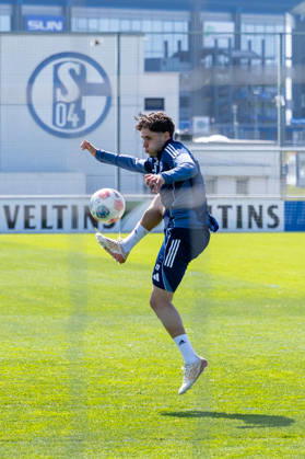24.04.2026, Fussball, Training des FC Schalke 04. Soufiane El-Faouzi (FC Schalke 04). Gelsenkirchen Trainingsgelände FC Schalke 04 NRW Deutschland xRHR-FOTO YYx Copyright: RHR-FOTOx RHR-FOTO YY