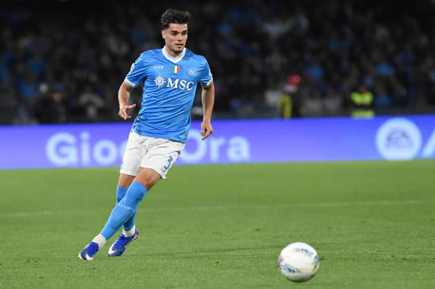 Miguel Gutierrez of SSC Napoli in action during the Serie A Enelive match between SSC Napoli vs US Cremonese at Diego Armando Maradona Stadium  Copyright: xAgostinoxGemito IPAxSportx xipa-agency.netx xx IPA_74202728 IPA_Agency_IPA74202728