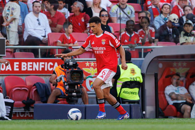 Alexander Bah seen during Liga Portugal game between teams of SL Benfica and Moreirense FC at Estadio da Luz (Luis Loureiro Ball Raw Images PT) Lisbon Estadio Da Luz Portugal Copyright: xLuisxLoureirox LLOU1099
