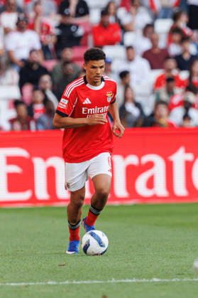 Alexander Bah seen during Liga Portugal game between teams of SL Benfica and Moreirense FC at Estadio da Luz (Luis Loureiro Ball Raw Images PT) Lisbon Estadio Da Luz Portugal Copyright: xLuisxLoureirox LLOU1679