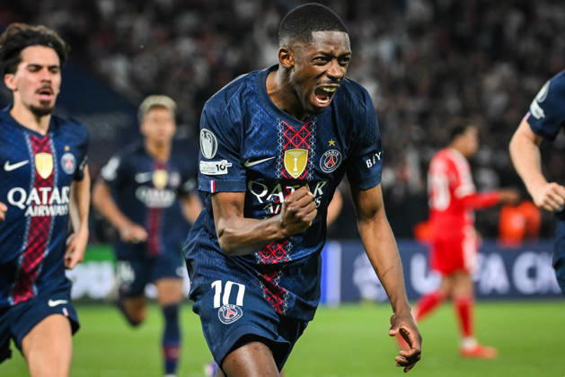 April 28, 2026, Paris, France, France: Ousmane DEMBELE of PSG celebrates his goal during the UEFA Champions League match between Paris Saint-Germain and FC Bayern Munich at Parc des Princes Stadium on April 28, 2026 in Paris, France. Paris France - ZUMAm308 20260428_zsp_m308_016 Copyright: xMatthieuxMirvillex