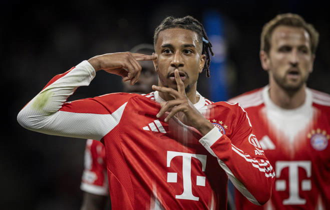 Paris, France. 28th Apr 2026. Torjubel: Michael Olise (FCB) Paris Saint-Germain - FC Bayern München 28.04.2026