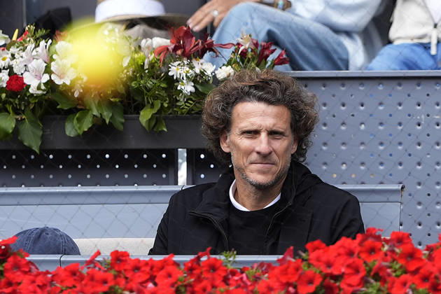 Diego Forlan during Madrid Open Tennis 2025 match. April 30, 2026. (2026043097)