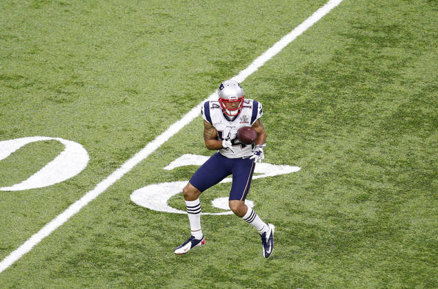 February 05, 2017 New England Patriots wide receiver Michael Floyd (14) practices before Super Bowl LI between the New England Patriots and the Atlanta Falcons at NRG Stadium in Houston, Texas. Charles Baus CSM Copyright: xCharlesxBausx