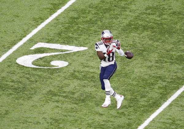 February 05, 2017 New England Patriots wide receiver Matthew Slater (18) practices before Super Bowl LI between the New England Patriots and the Atlanta Falcons at NRG Stadium in Houston, Texas. Charles Baus CSM Copyright: xCharlesxBausx