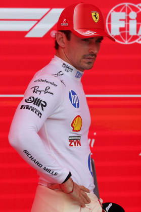 RECORD DATE NOT STATED 2nd May 2026; Miami International Autodrome, Miami, Florida, United States of America; 2026 FIA Formula 1 Miami Grand Prix; Sprint Race; Charles Leclerc (16) of Monaco and Scuderia Ferrari HP waits to be interviewed after the Spring Race DavidxBuono