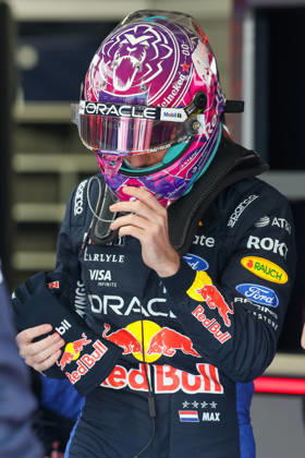 RECORD DATE NOT STATED 2nd May 2026; Miami International Autodrome, Miami, Florida, United States of America; 2026 FIA Formula 1 Miami Grand Prix; Sprint Race; Max Verstappen (3) of the Netherlands and Oracle Red Bull Racing readies to climb into his car DavidxBuono