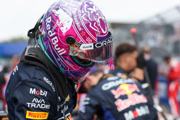 RECORD DATE NOT STATED 2nd May 2026; Miami International Autodrome, Miami, Florida, United States of America; 2026 FIA Formula 1 Miami Grand Prix; Sprint Race; Max Verstappen (3) of the Netherlands and Oracle Red Bull Racing climbs out of his car on the grid DavidxBuono