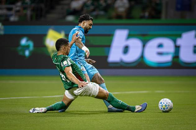 RECORD DATE NOT STATED Match between Palmeiras and Santos, valid for the 2026 Brazilian Championship. Sao Paulo (SP), 02 05 2026 - Brasileirao Palmeiras vs Santos - Players Gabriel and Murilo during the match between Palmeiras and Santos, valid for the 14th round of the Brazilian football championship, at Allianz Parque on the night of Saturday, May 2nd, 2026, Brazil. Credit: William Oliveira PhD Press TheNews2(Foto: Phd Press Thenews2 imago images) SPO Copyright: xPHDxPRESSx