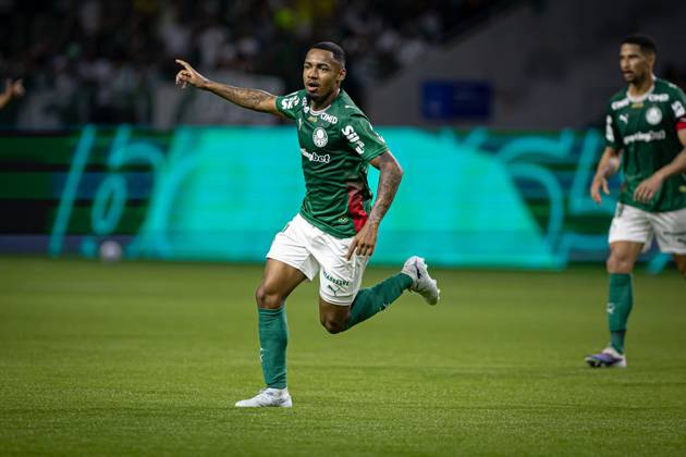 RECORD DATE NOT STATED Match between Palmeiras and Santos, valid for the 2026 Brazilian Championship. Sao Paulo (SP), 02 05 2026 - Brasileirao Palmeiras vs Santos - Player Allan scores and celebrates his goal, but VAR disallows it during the match between Palmeiras and Santos, valid for the 14th round of the Brazilian football championship, at Allianz Parque on Saturday night, May 2nd, 2026, Brazil. Credit: William Oliveira PhD Press TheNews2(Foto: Phd Press Thenews2 imago images) SPO Copyright: xPHDxPRESSx