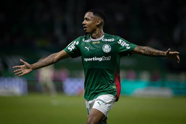 RECORD DATE NOT STATED Match between Palmeiras and Santos, valid for the 2026 Brazilian Championship. Sao Paulo (SP), 02 05 2026 - Brasileirao Palmeiras vs Santos - Player Allan scores and celebrates his goal, but VAR disallows it during the match between Palmeiras and Santos, valid for the 14th round of the Brazilian football championship, at Allianz Parque on Saturday night, May 2nd, 2026, Brazil. Credit: William Oliveira PhD Press TheNews2(Foto: Phd Press Thenews2 imago images) SPO Copyright: xPHDxPRESSx
