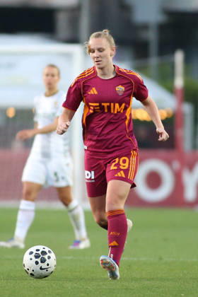 CALCIO - Serie A Femminile - AS Roma vs Ternana Women Annalena Rieke of AS Roma is in action during the Serie A Women Athora Fase a gironi - 20° between A.S. Roma Femminile vs Ternana , 02 May 2026 at the Tre Fontane Stadium, Roma Italy Rome Italy Copyright: xIPAxSport ABACAx