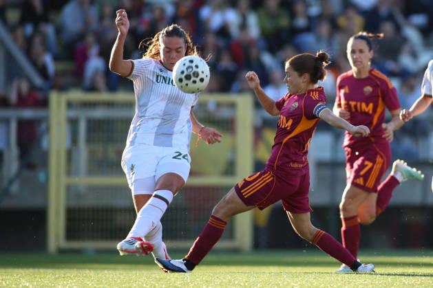 CALCIO - Serie A Femminile - AS Roma vs Ternana Women Manuela Giugliano of AS Roma is in action during the Serie A Women Athora Fase a gironi - 20° between A.S. Roma Femminile vs Ternana , 02 May 2026 at the Tre Fontane Stadium, Roma Italy Rome Italy Copyright: xIPAxSport ABACAx