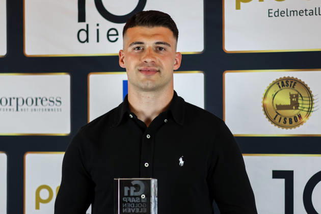 Fussball: Schweiz: SAFP Golden 11 Award; Kultur & Kongresshaus Aarau, 04.05.2026 (Aarau, Schweiz); Jozo Stanic, FC St. Gallen Aarau Kultur&Kongresshaus Aarau Aargau Schweiz Copyright: xAmiirxAmedjouax
