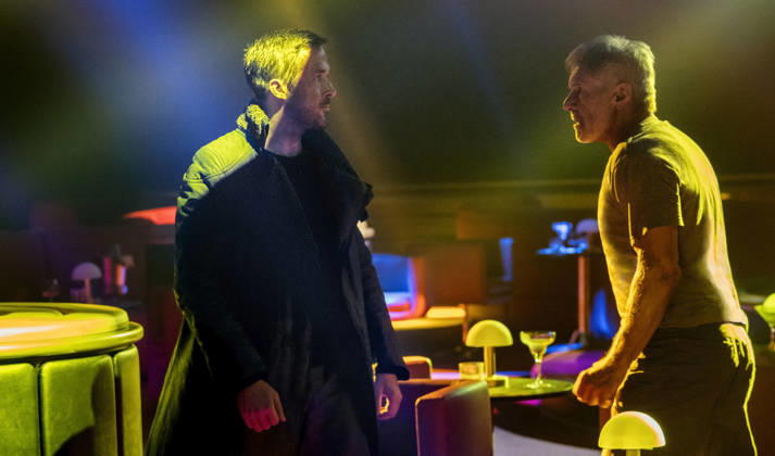 RELEASE DATE: October 6, 2017 TITLE: Blade Runner 2049 STUDIO: Columbia Pictures DIRECTOR: Denis Villeneuve PLOT: A young blade runner s discovery of a long-buried secret leads him to track down former blade runner Rick Deckard, who s been missing for thirty years. STARRING: RYAN GOSLING as K, HARRISON FORD. Copyright: xColumbiaxPicturesx