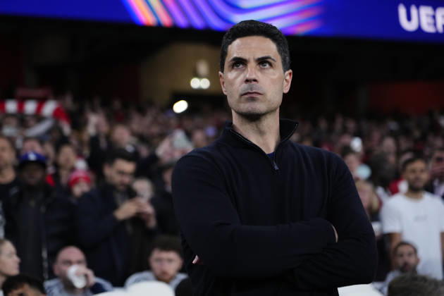 Arsenal FC v Atletico de Madrid - UEFA Champions League LONDON, UNITED KINGDOM - MAY 5: Mikel Arteta head coach of Arsenal during the UEFA Champions League 2025 26 Semi Final Second Leg match between Arsenal FC and Atletico de Madrid at Arsenal Stadium on May 5, 2026 in London, United Kingdom. Jose Hernandez Anadolu London United Kingdom. Editorial use only. Please get in touch for any other usage. Copyright: x2026xAnadoluxJosexHernandezx