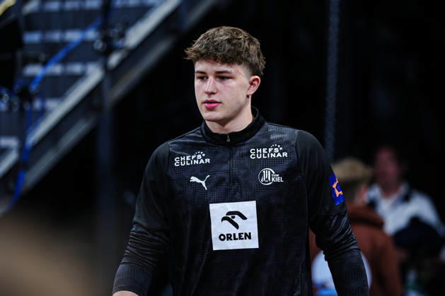 Rasmus Ankermann (THW Kiel, 22) GER, THW Kiel vs. RK Nexe, Handball, EHF European League, Viertelfinale, Rückspiel, Saison 2025 2026, 05.05.2026 GER, THW Kiel vs. RK Nexe, Handball, EHF European League, Viertelfinale, Rückspiel, Saison 2025 2026, 05.05.2026 Kiel Copyright: xEibner-Pressefoto MarcelxvonxFehrnx EP_MFN