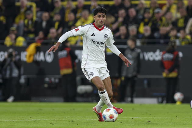 08.05.2026, GER, Fussball, Herren, 1. BL, Saison 2025 2026, Borussia Dortmund - Eintracht Frankfurt Mahmoud Dahoud (SGE) in Aktion am Ball, Einzelaktion Dortmund Signal Iduna Park Nordrhein-Westfalen Deutschland Copyright: xAdrianxSchlüterx
