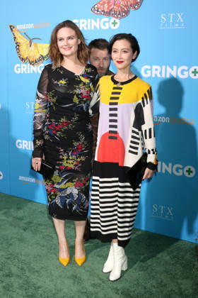 March 6, 2018 - Los Angeles, CA, USA - LOS ANGELES - MAR 6: Emily Deschanel, Joel Edgerton, Guest at the Gringo Premiere at Regal LA Live on March 6, 2018 in Los Angeles, CA Copyright: xKathyxHutchinsx