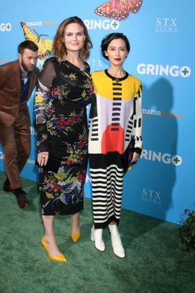 March 6, 2018 - Los Angeles, CA, USA - LOS ANGELES - MAR 6: Emily Deschanel, Joel Edgerton, Guest at the Gringo Premiere at Regal LA Live on March 6, 2018 in Los Angeles, CA Copyright: xKathyxHutchinsx