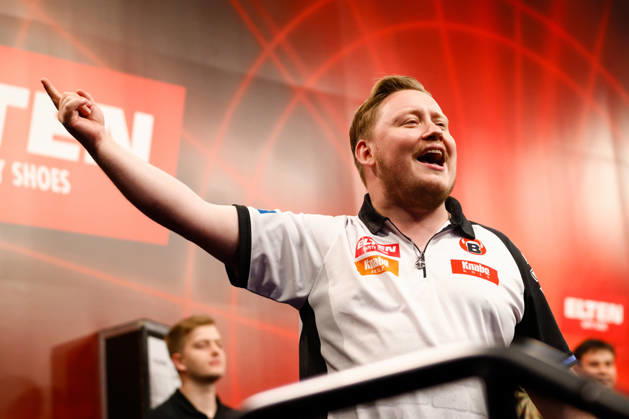 DARTS - PDC, Austrian Darts Open GRAZ,AUSTRIA,10.MAY.26 - DARTS - PDC European Tour, Austrian Darts Open. Image shows Martin Schindler (GER).  GEPAxpictures xJamesxDoak