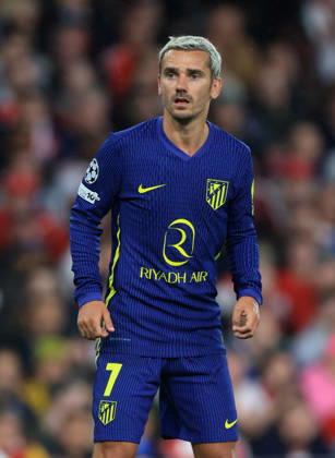 Arsenal FC v Atletico de Madrid - UEFA Champions League 2025 26 Semi Final Second Leg Antoine Griezmann of Atletico Madrid in action during the UEFA Champions League 2025 26 Semi Final Second Leg match between Arsenal FC and Atletico de Madrid at Arsenal Stadium on May 5, 2026 in London, England. WARNING! This Photograph May Only Be Used For Newspaper And Or Magazine Editorial Purposes. May Not Be Used For Publications Involving 1 player, 1 Club Or 1 Competition Without Written Authorisation From Football DataCo Ltd. For Any Queries, Please Contact Football DataCo Ltd on +44 (0) 207 864 9121 London Arsenal Stadium England United Kingdom Copyright: xAllstarxPicturexLibraryxLtdx