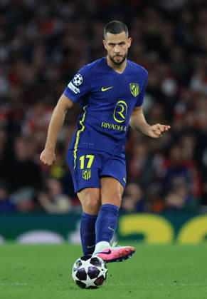 Arsenal FC v Atletico de Madrid - UEFA Champions League 2025 26 Semi Final Second Leg David Hancko of Atletico Madrid on the ball during the UEFA Champions League 2025 26 Semi Final Second Leg match between Arsenal FC and Atletico de Madrid at Arsenal Stadium on May 5, 2026 in London, England. WARNING! This Photograph May Only Be Used For Newspaper And Or Magazine Editorial Purposes. May Not Be Used For Publications Involving 1 player, 1 Club Or 1 Competition Without Written Authorisation From Football DataCo Ltd. For Any Queries, Please Contact Football DataCo Ltd on +44 (0) 207 864 9121 London Arsenal Stadium England United Kingdom Copyright: xAllstarxPicturexLibraryxLtdx