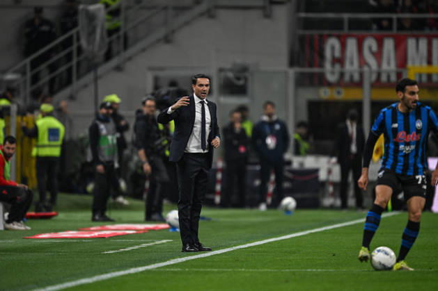 CALCIO - Serie A - AC Milan vs Atalanta BC Photo by IPA ABACAPRESS.COM84553035 - Head Coach Raffaele Palladino of Atalanta BC during the Italian Serie A football match between AC Milan and Atalanta BC on 10 of May 2026 at Giuseppe Meazza San Siro Siro stadium in Milan, Italy. Credit: Tiziano Ballabio Milan Italy Copyright: xIPAxSport ABACAx