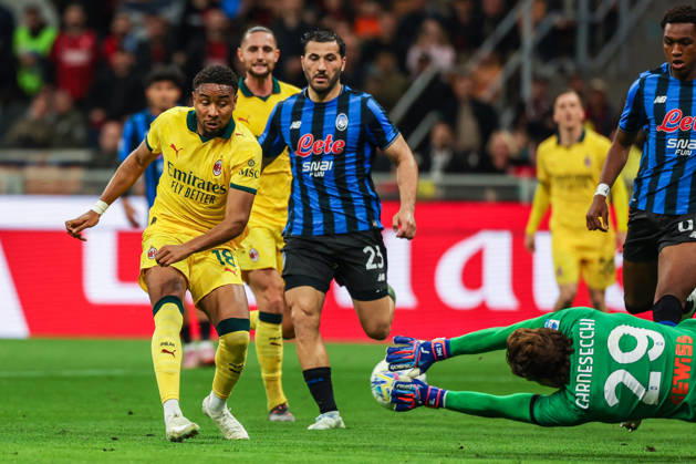 CALCIO - Serie A - AC Milan vs Atalanta BC Photo by IPA ABACAPRESS.COM84554337 - Christopher Nkunku of AC Milan seen in action during Serie A 2025 26 football match between AC Milan and Atalanta BC at San Siro Stadium in Milan, Italy Milan Italy Copyright: xIPAxSport ABACAx