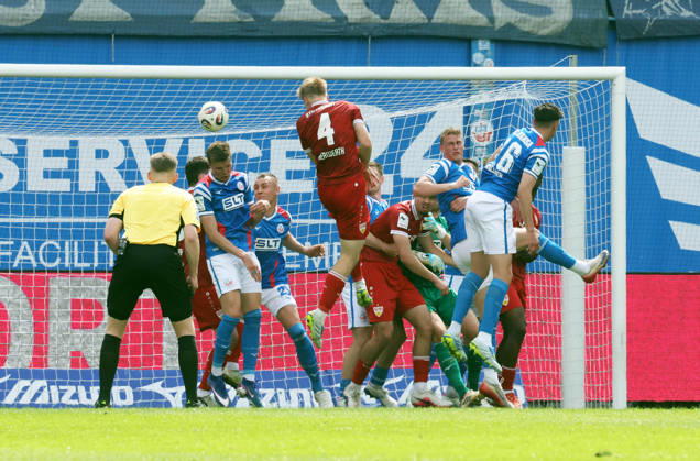 09.05.26 FC Hansa Rostock - VfB Stuttgart II Deutschland, Rostock, 09.05.2026, Fussball, 3. Liga, Saison 2025 2026, FC Hansa Rostock - VfB Stuttgart II: Maximilian Herwerth (VfB Stuttgart II).