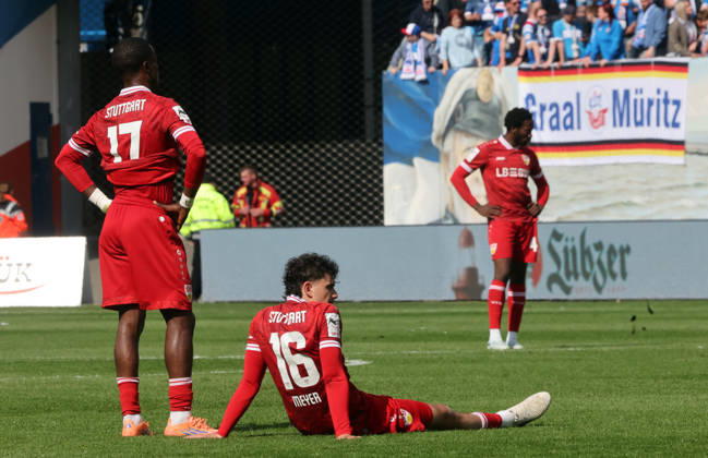 09.05.26 FC Hansa Rostock - VfB Stuttgart II Deutschland, Rostock, 09.05.2026, Fussball, 3. Liga, Saison 2025 2026, FC Hansa Rostock - VfB Stuttgart II: Leny Remo Meyer (VfB Stuttgart II).