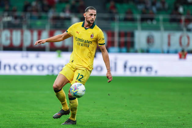 AC Milan vs Atalanta BC, Serie A football, Milano, Italy Adrien Rabiot of AC Milan seen in action during Serie A 2025 26 football match between AC Milan and Atalanta BC at San Siro Stadium in Milan, Italy Italy, Milan, Milan, San Siro Stadium Copyright: xGonzalesxPhoto FCIx