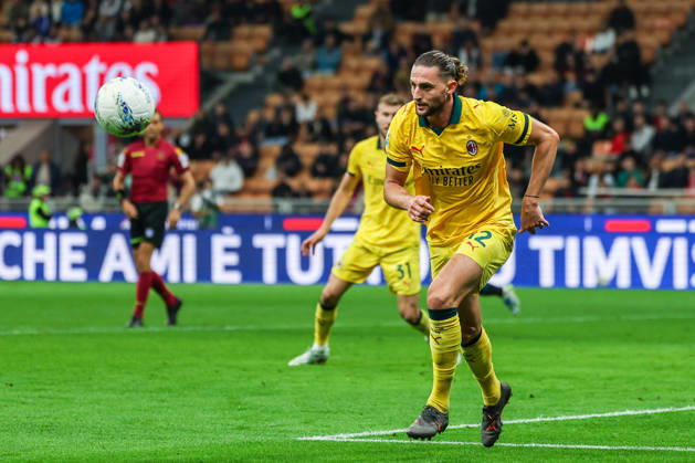 AC Milan vs Atalanta BC, Serie A football, Milano, Italy Adrien Rabiot of AC Milan seen in action during Serie A 2025 26 football match between AC Milan and Atalanta BC at San Siro Stadium in Milan, Italy Italy, Milan, Milan, San Siro Stadium Copyright: xGonzalesxPhoto FCIx