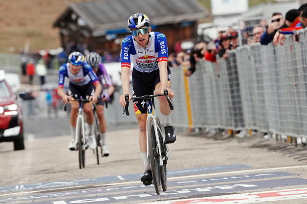 Italy™s Giulio Pellizzari of Red Bull - Bora - Hansgrohe during Stage 7 of the Giro d™Italia, from Formia to Blockhaus, Italy, Friday, May 15, 2026. Copyright: xGianxMattiaxD™Alberto LaPressex