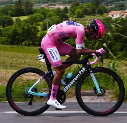 Portugal™s Afonso Oliveira Eulalio of Bahrain Victorious during Stage 7 of the Giro d™Italia, from Formia to Blockhaus, Italy, Friday, May 15, 2026. Copyright: xFabioxFerrari LaPressex