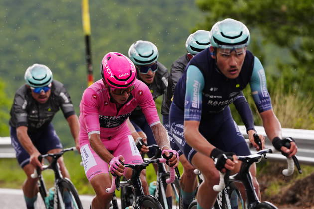 Portugal™s Afonso Oliveira Eulalio of Bahrain Victorious during Stage 7 of the Giro d™Italia, from Formia to Blockhaus, Italy, Friday, May 15, 2026. Copyright: xFabioxFerrari LaPressex