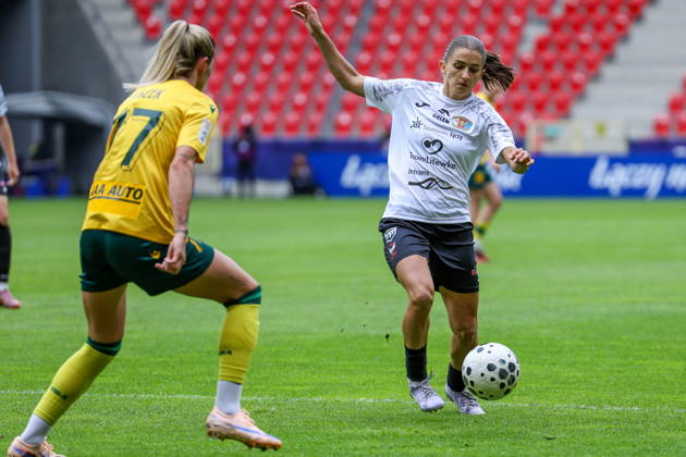 Tychy 16.05.2026. Pilka nozna ORLEN Puchar Polski kobiet sezon 2025 2026 final mecz: KKS Czarni Antrans Sosnowiec - GKS Katowice --- Football ORLEN Polish Cup season 2025 2026 final game match: KKS Czarni Antrans Sosnowiec - GKS Katowice nz Weronika Wojcik, Fot. Michal Gaciarz Arena Akcji NEWSPIX.PL --- newspix.pl