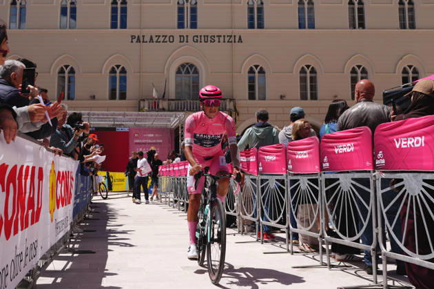 Portugal™s Afonso Oliveira Eulalio of Bahrain Victorious during Stage 8 of the Giro d™Italia, from Chieti to Fermo, Italy, Saturday, May 16, 2026. Copyright: xMassimoxPaolone LaPressex