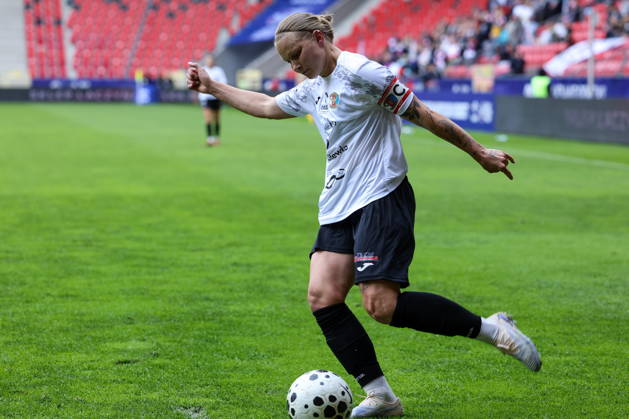 Tychy 16.05.2026. Pilka nozna ORLEN Puchar Polski kobiet sezon 2025 2026 final mecz: KKS Czarni Antrans Sosnowiec - GKS Katowice --- Football ORLEN Polish Cup season 2025 2026 final game match: KKS Czarni Antrans Sosnowiec - GKS Katowice nz Klaudia Milek, Fot. Michal Gaciarz Arena Akcji NEWSPIX.PL --- newspix.pl